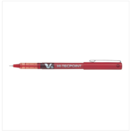 PILOT Hi-Tecpoint V5 Liquid Ink Roller Ball Pen Red