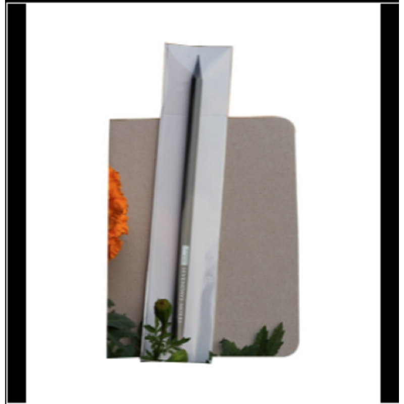 Pocket Series Gray Notebook With Pencil