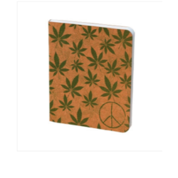 Cannabis Series Brown Cover Notebook
