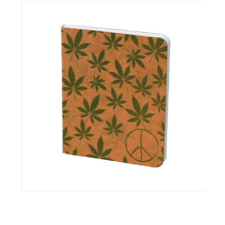 Cannabis Series Brown Cover Notebook