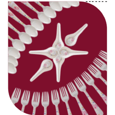 Camellia Soup Spoon 6 Pcs Set Brand: Italiano