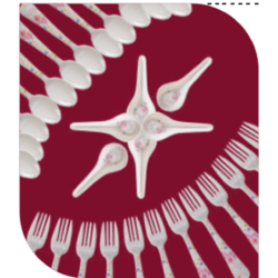 Camellia Fork Spoon 12 Pcs Set Brand: Italiano