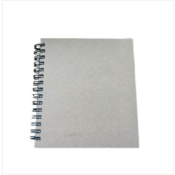 Artist Notebook Black Spiral