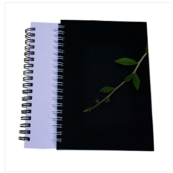 Executive Series Black & White Cover Spiral Notebook 2-Pack