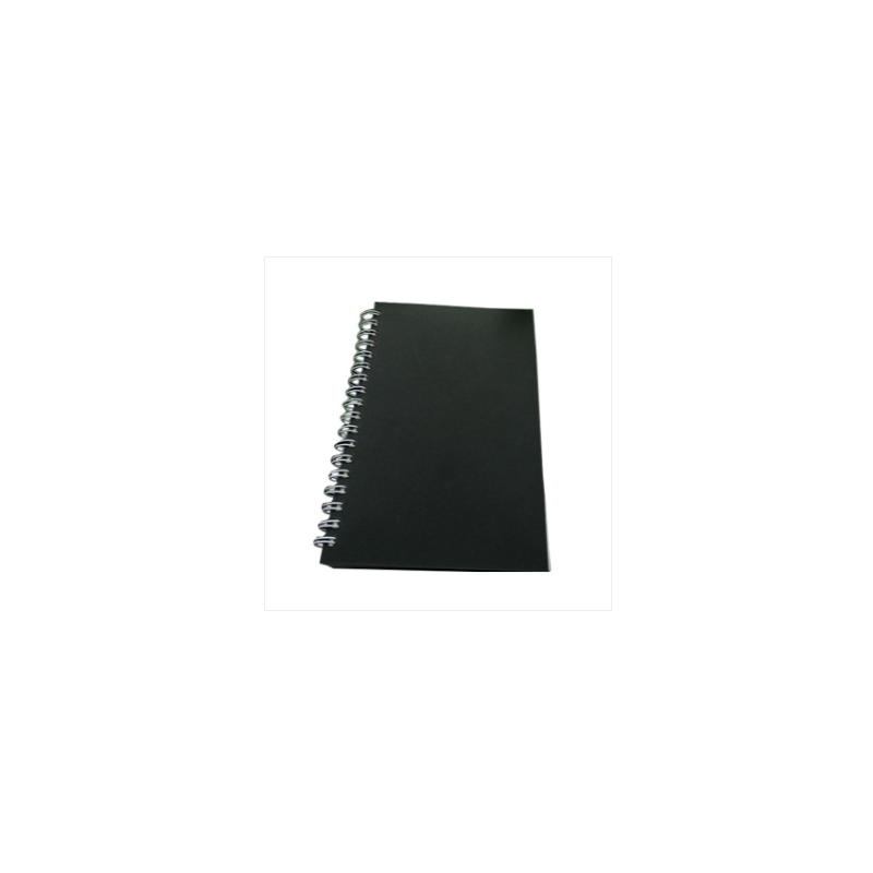 Executive Series Black Spiral Compress Notebook