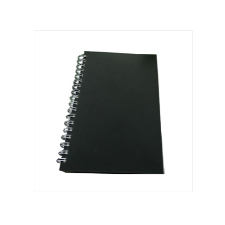 Executive Series Black Spiral Compress Notebook