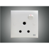 13A 3 Pin Socket+Switch (Flat)-EG (E4133S)