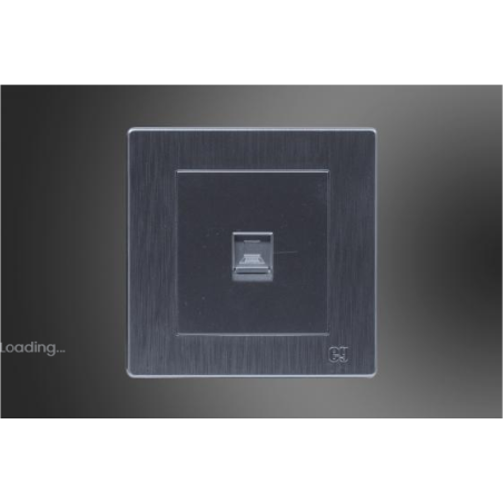 Data Socket RJ45-Dark Silver (MGS2027/G)