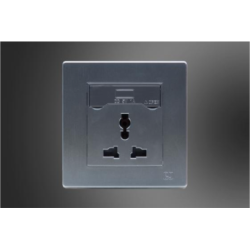 Universal Socket with USB-Dark Silver (MGS2040/G)