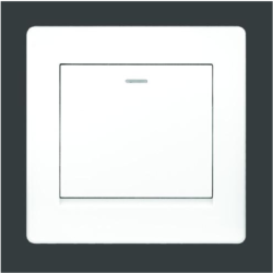 1 Gang 1 Way Switch-White (MGS2001/W)