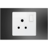 13A 3 Pin Socket with Switch-White (MGS2034/W)