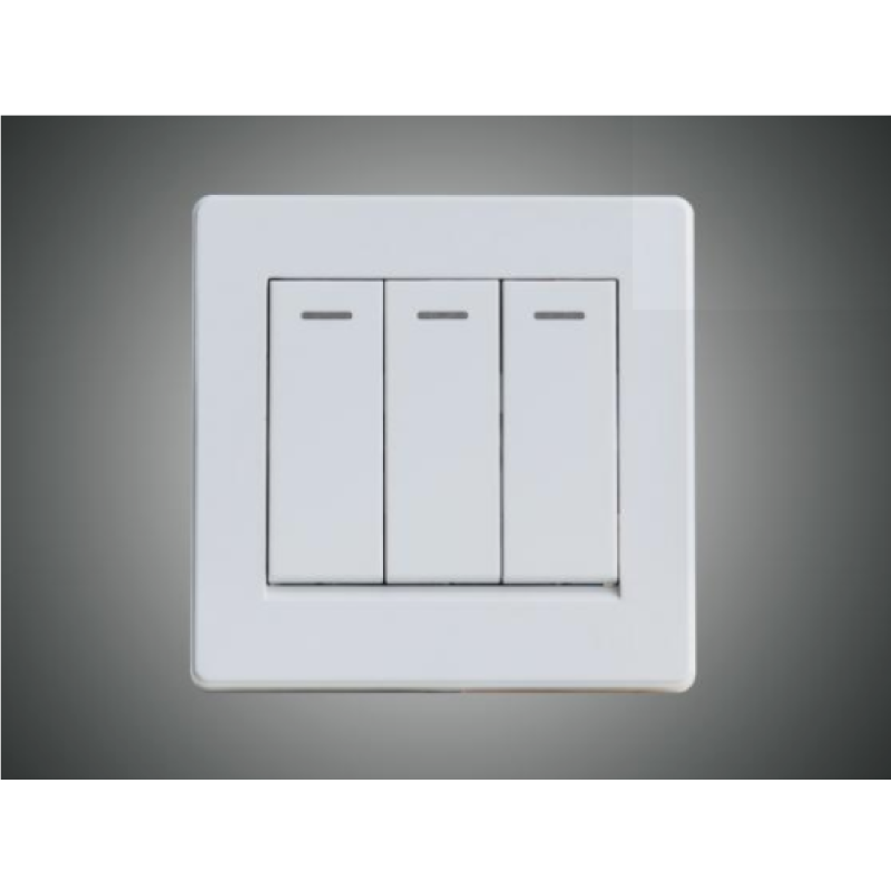 3 Gang 1 Way Switch-White (MGS2005/W)