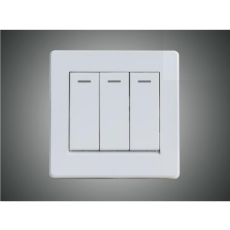 3 Gang 1 Way Switch-White (MGS2005/W)