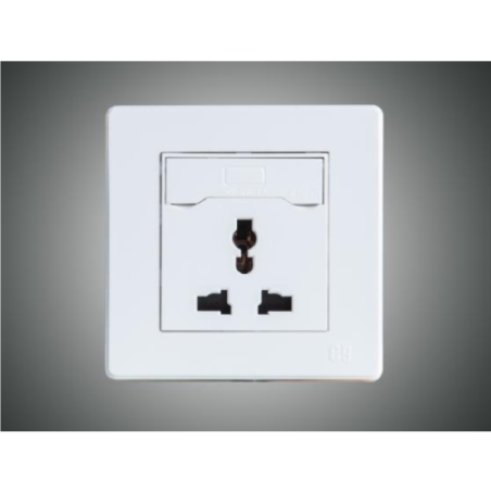 Universal Socket with USB-White (MGS2040/W)